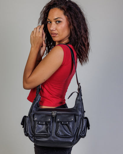 Nunoo Leather Shoulder Bag