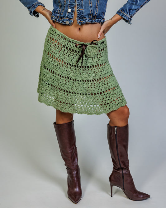 Handcrafted Crochet Mini Skirt